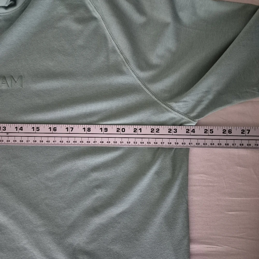 Graham Luxe Turf Green Long Sleeve Hawk Hoodie Mens L Athleisure Golf‎ Spell Out